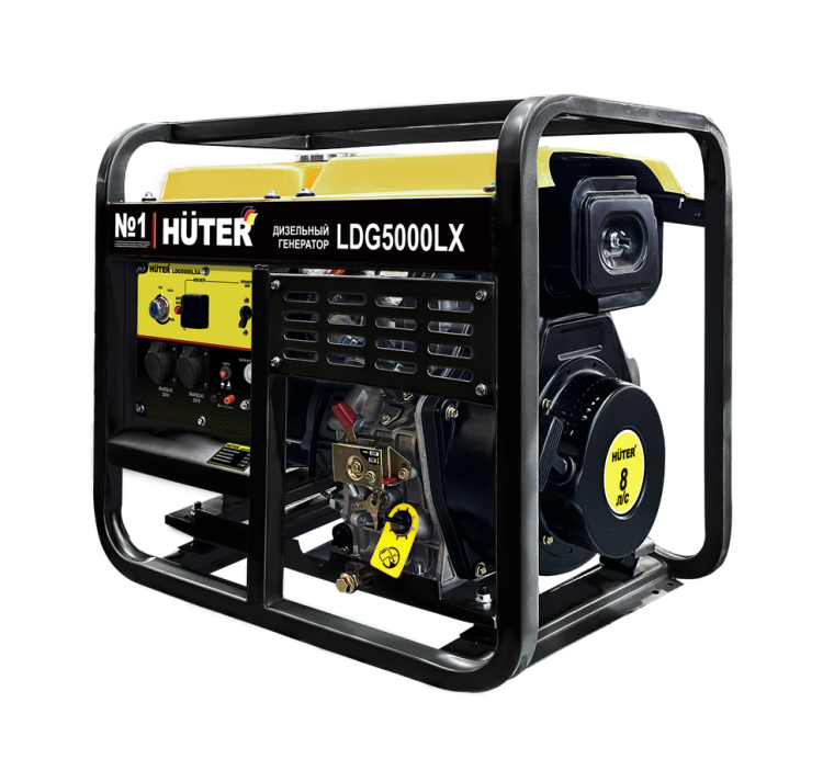 Электрогенератор дизельный LDG 5000LX Huter 64/2/7