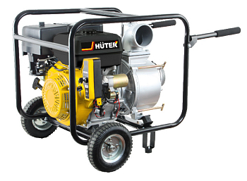 Мотопомпа для чистой и грязной воды Huter MPD-100